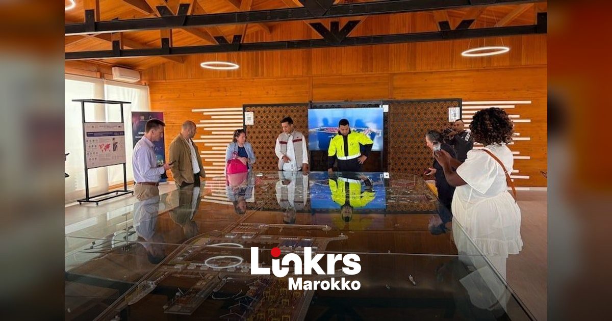 Amerikaanse delegatie bezoekt haven van Dakhla in de Marokkaanse Sahara