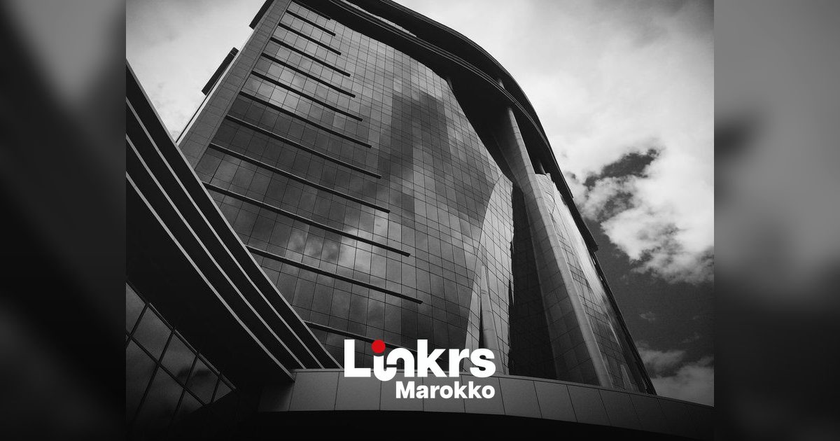 Het hoofdgebouw van de Marokkaanse centrale bank Bank Al-Maghrib