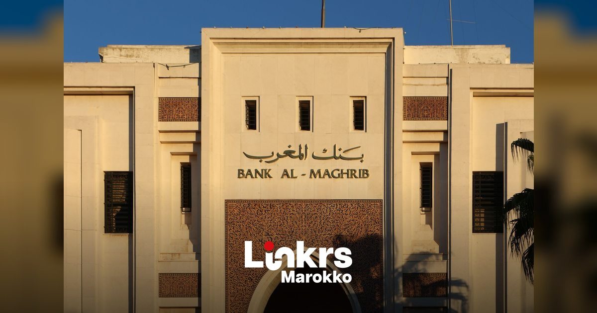 Gevel van een bankfiliaal in Marokko