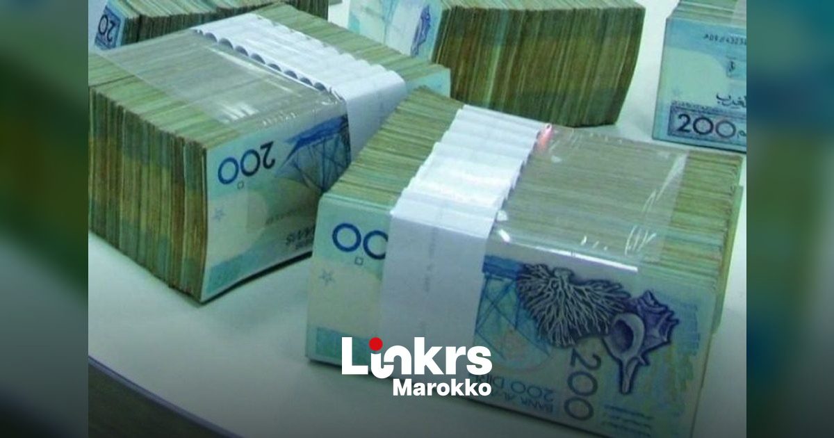 Het gebouw van de Marokkaanse centrale bank Bank Al-Maghrib
