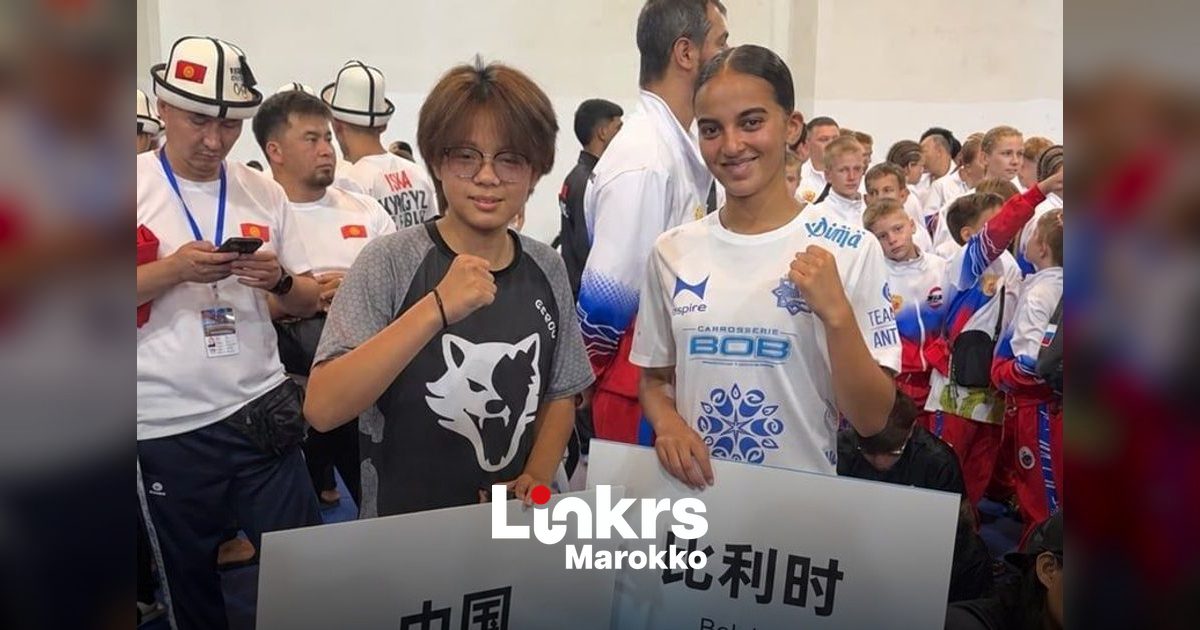 Marokkaans-Belgische Amber Tsoudali (14) pakt goud op kickboksgala in China
