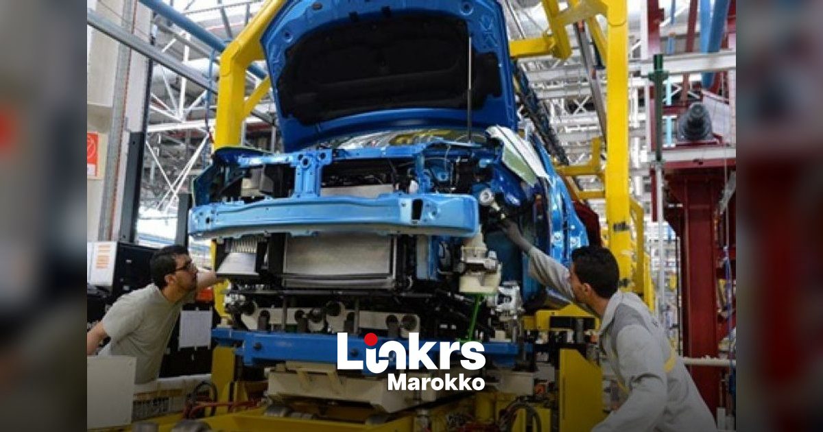 Productielijn in een Marokkaanse autofabriek