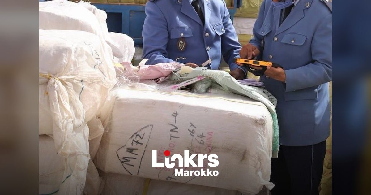 Marokkaanse douane rolt smokkel van Turkse en Chinese stoffen op