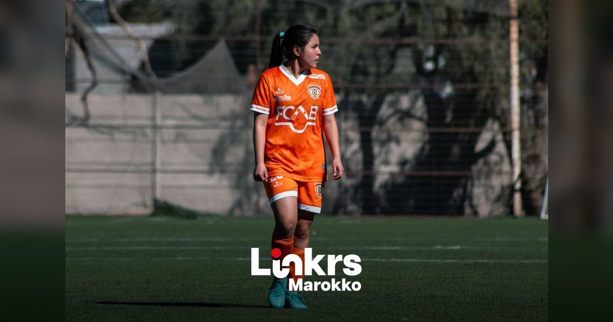 Speelsters van de Marokkaanse vrouwenploeg tijdens een training