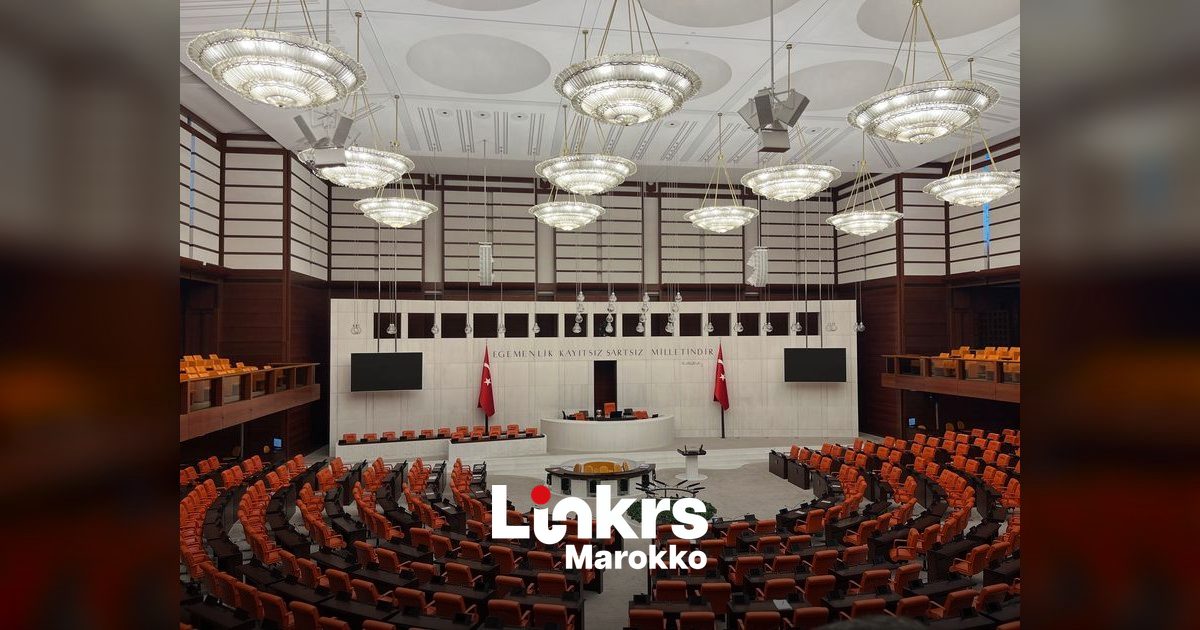 Vergaderzaal van een internationale parlementaire assemblee