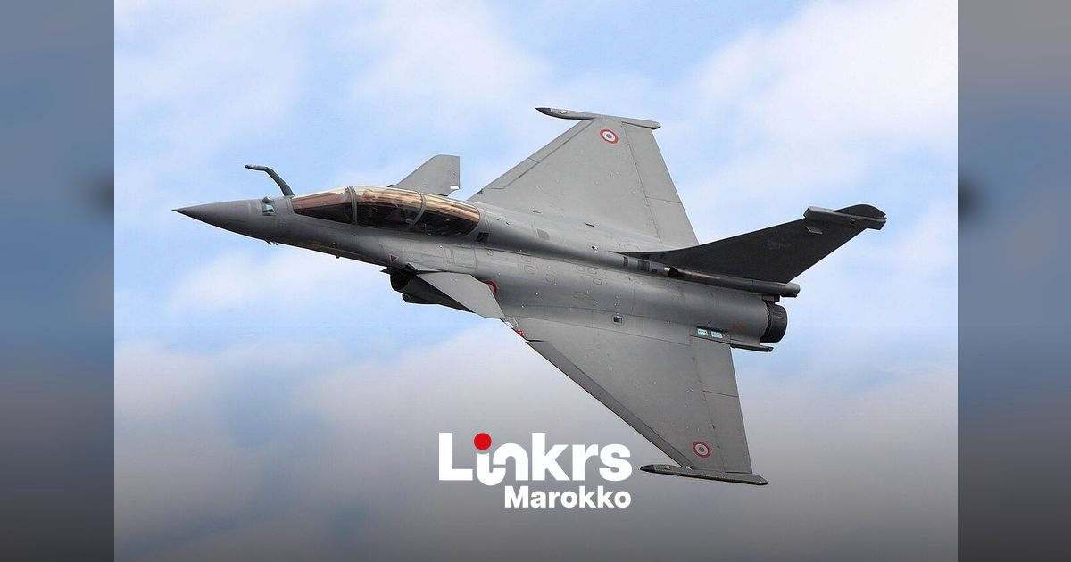 Franse Rafale-gevechtsvliegtuig tijdens een vlucht