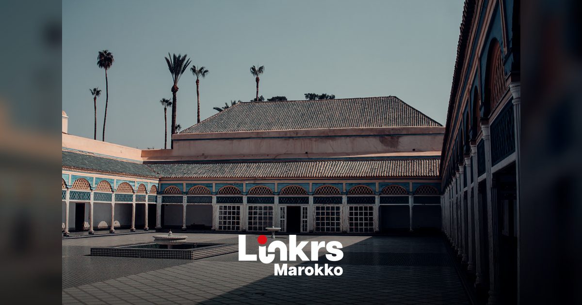 Historische afbeelding uit de periode van het Franse protectoraat in Marokko