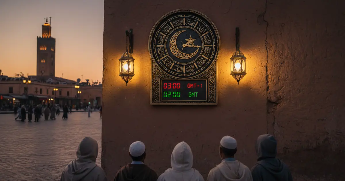 Marokko zet klok terug naar GMT tijdens ramadan