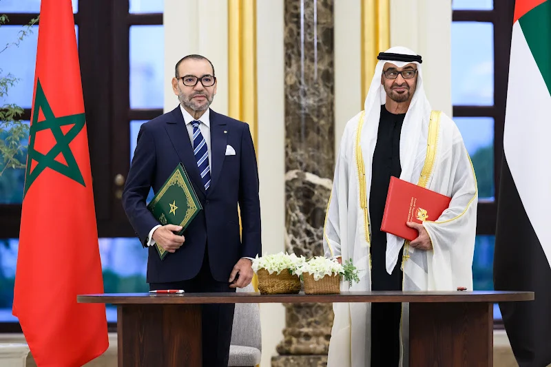 Koning Mohammed VI belt met president VAE na raketaanval