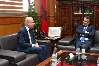Minister Ouahbi ontvangt nieuwe EU ambassadeur en benadrukt strategische samenwerking