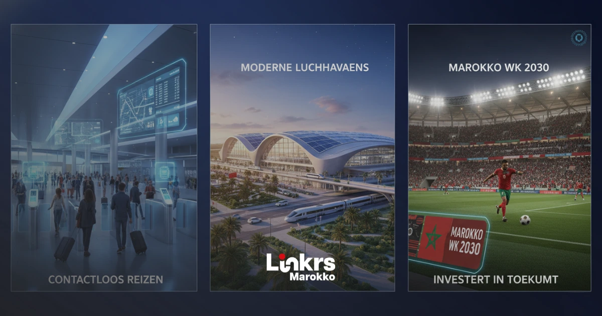 Marokko investeert in contactloos reizen en moderne luchthavens richting WK 2030