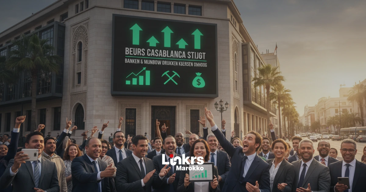 Beurs Casablanca stijgt door sterke prestaties van banken en mijnbedrijven