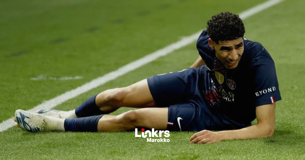 Zorgen om Hakimi: sterspeler PSG weken uitgeschakeld na blessure