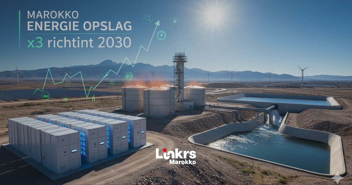 Marokko wil energieopslag verdrievoudigen richting 2030