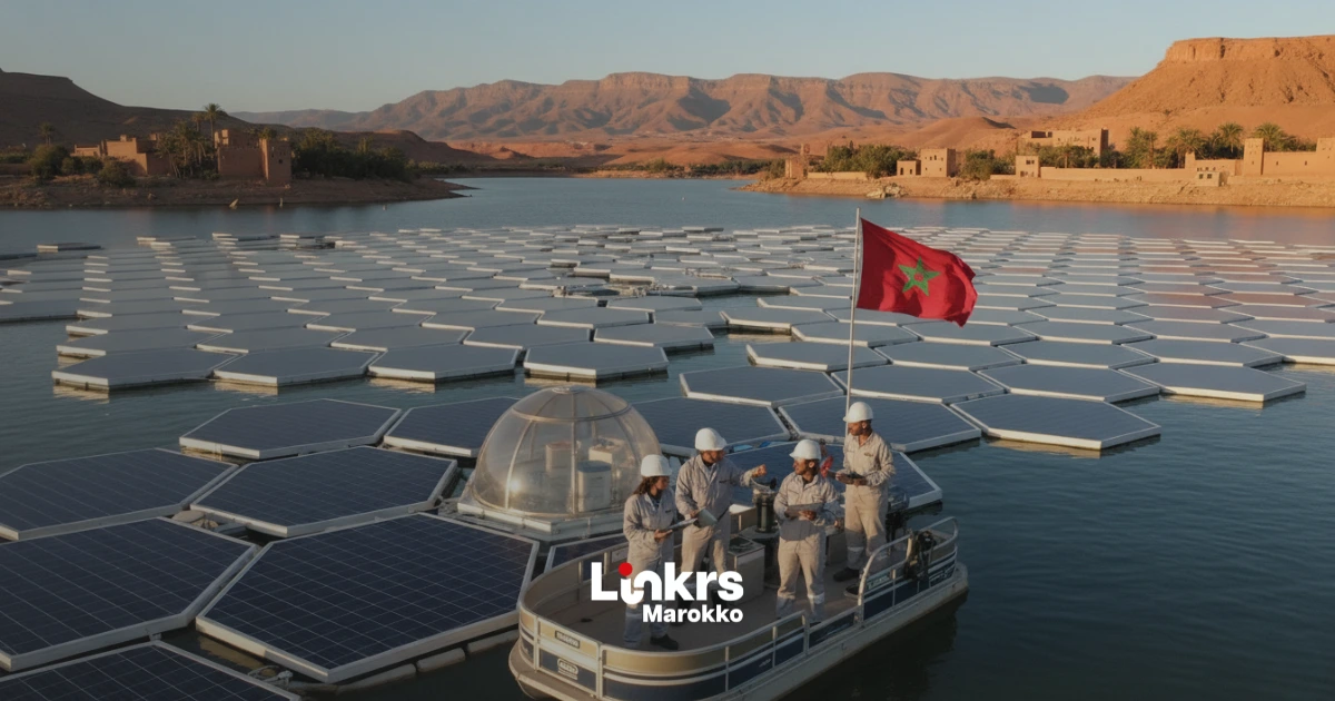 Marokko onderzoekt drijvende zonnepanelen tegen waterverlies
