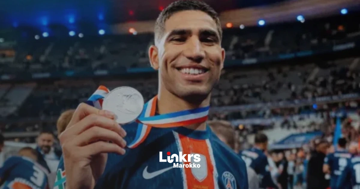 Achraf Hakimi wint opnieuw Franse titel met PSG