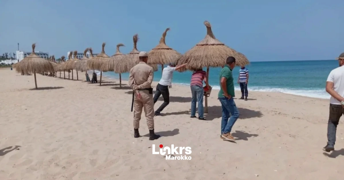 Al Hoceima grijpt hard in tegen parasolmaffia op stranden