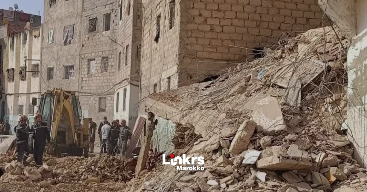 Dodental na instorting appartementsgebouw in Fez stijgt naar elf
