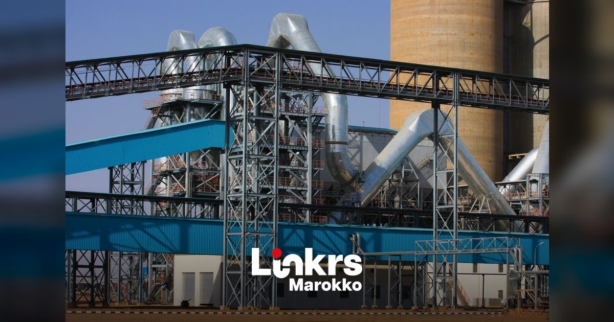 Fosfaatverwerkende fabriek in Marokko