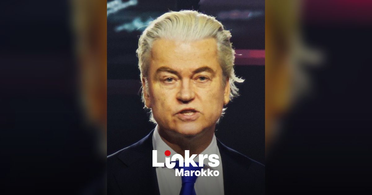 Geert Wilders tijdens een persmoment