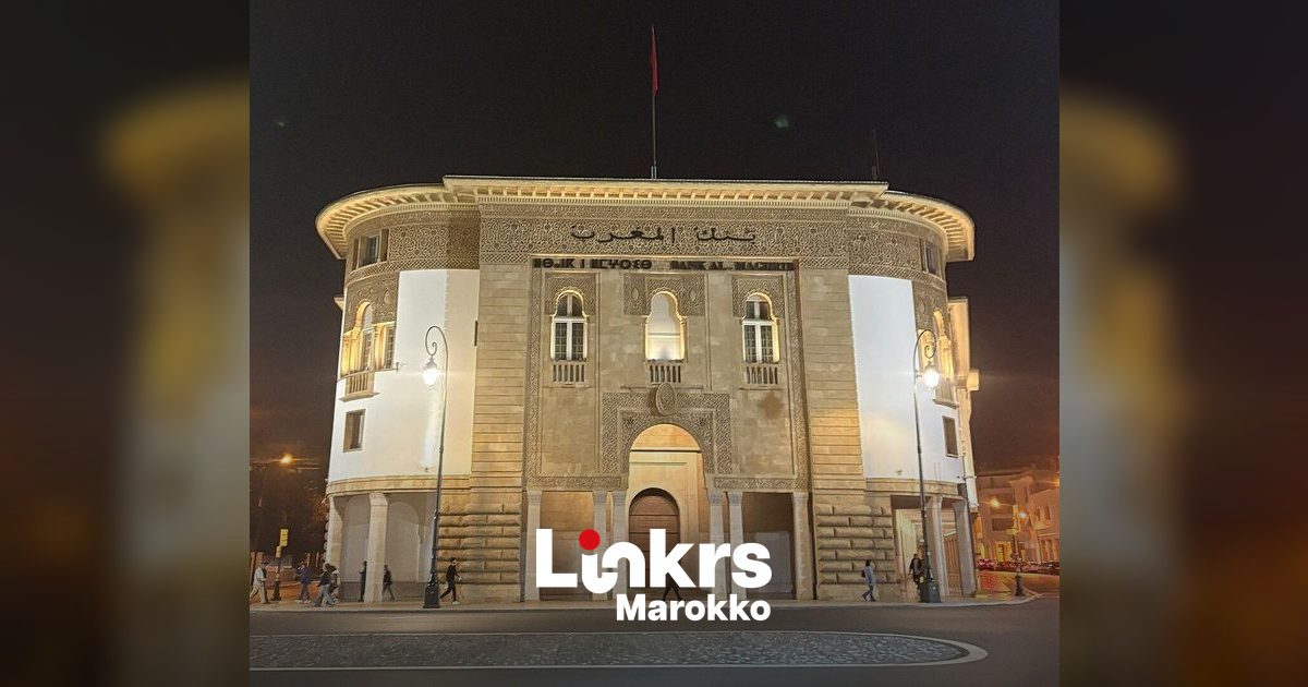 Gebouw van Bank Al-Maghrib, de Marokkaanse centrale bank
