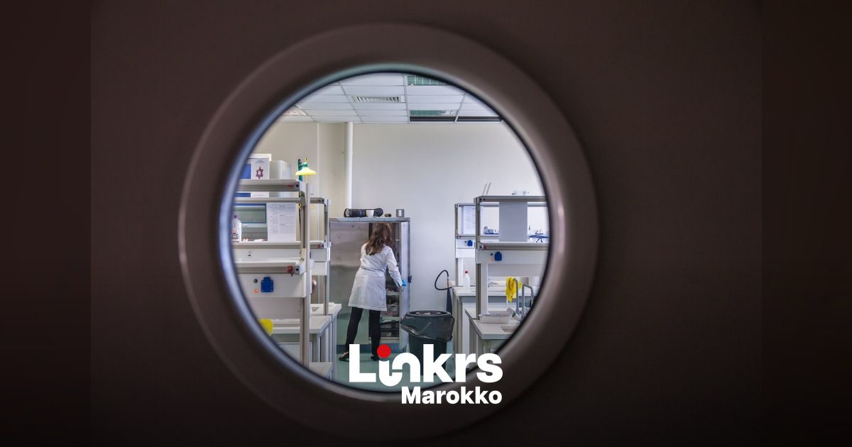 Onderzoekers in een laboratorium van een Marokkaanse universiteit