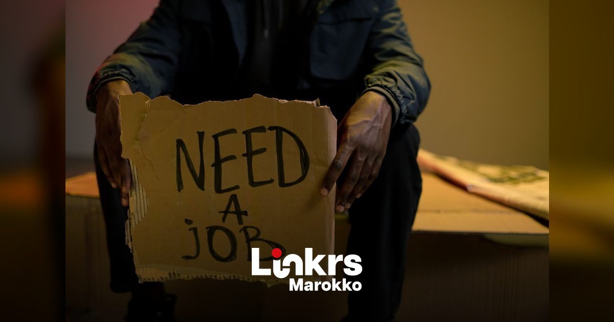 Marokkaanse werkzoekenden op zoek naar werk in een stad