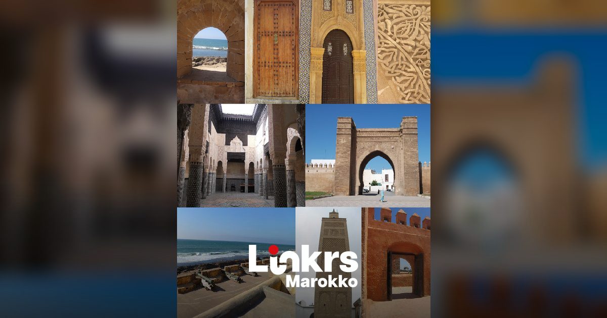 Zaal met publiek tijdens een conferentie in Salé, Marokko
